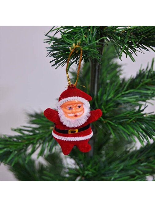 Pazariz Yılbaşı Ağac Süsü Mini Noel Baba 6lı