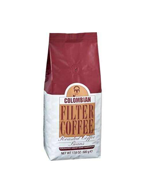 Kurukahveci Mehmet Efendi Colombian Çekirdek Filtre Kahve 500 gr