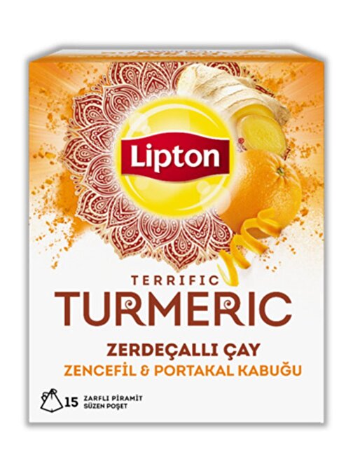 Lipton Turmeric Bardak Poşet Çay 15'li 22.5 gr