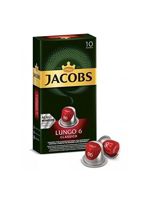 Jacobs Lungo 6 Classico 10 Kapsül