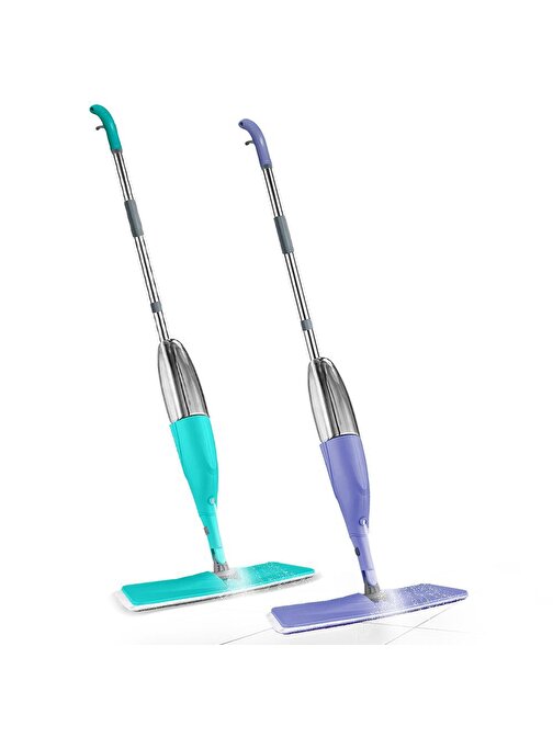 Smarter Shıny Sprey Mop Renkli 2'li Set very Peri - Yeşil