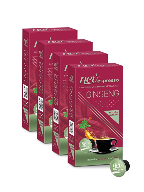 Nev Kahve Ginseng Kapsül Kahve 4x10 4 Kutu