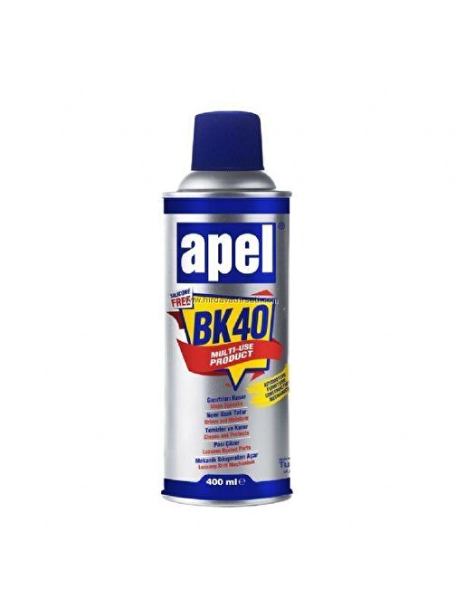 Apel BK-40 pas sökücü, yağlayıcı, gıcırtı önleyici çok amaçlı sprey 400 ml