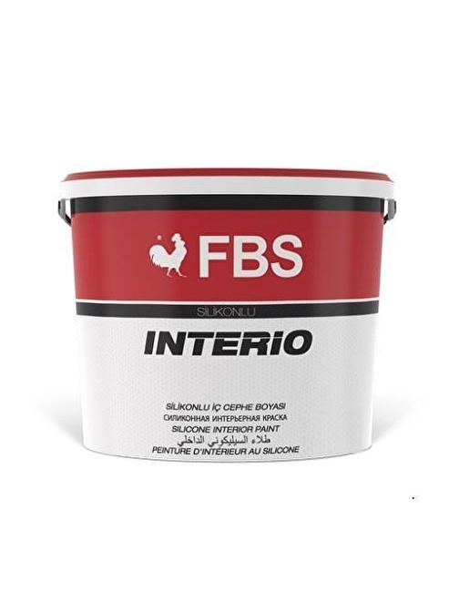 Fbs İnterio Silikonlu İç Cephe Boyası 10 kg Beyaz