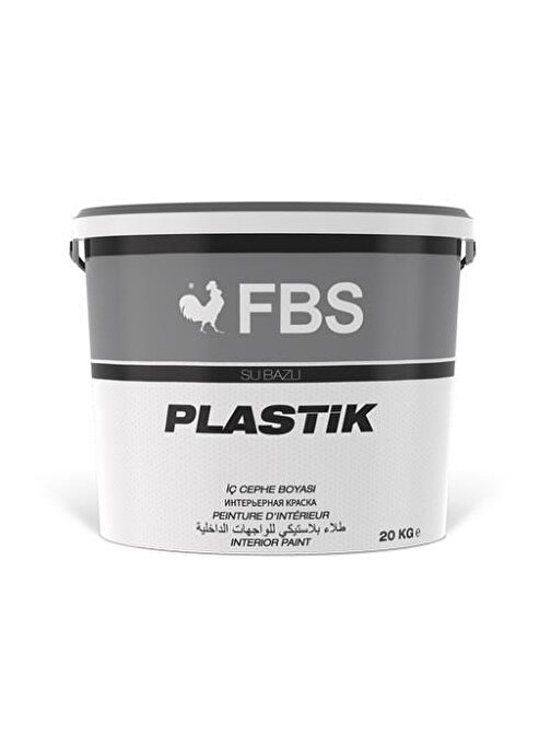 Fbs Plastik İç Cephe Duvar Boyası 3.5 kg Beyaz