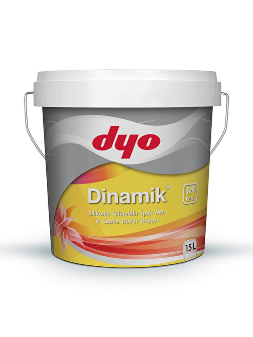 Dyo Dinamik Silikonlu İpek Mat İç Cephe Boyası 15 lt Yalın