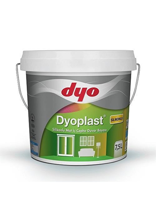 Dyo Dyoplast Silikonlu İç Cephe Boyası 7.5 lt Alüvyon