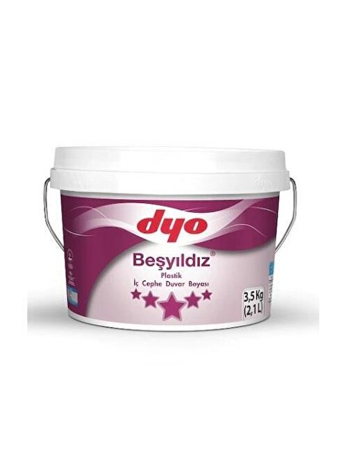 Dyo Beşyıldız Plastik İç Cephe Boyası 3.5 kg Kartepe