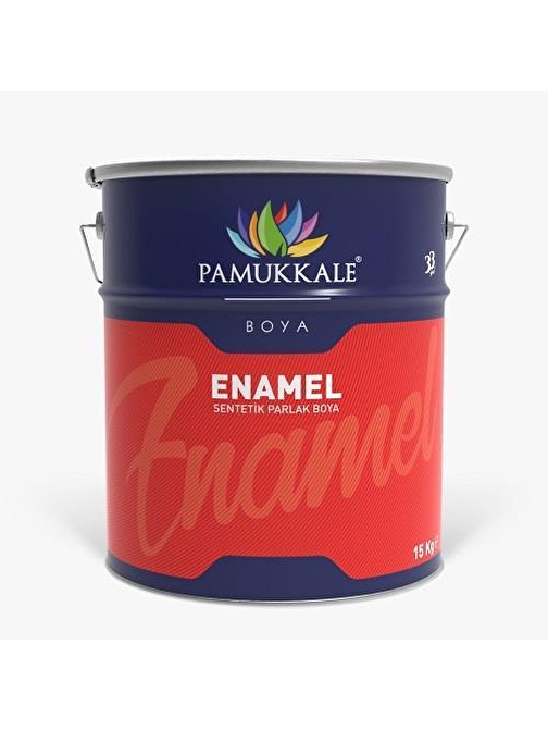 Pamukkale Enamel Sentetik Parlak Boya 15 kg Beyaz