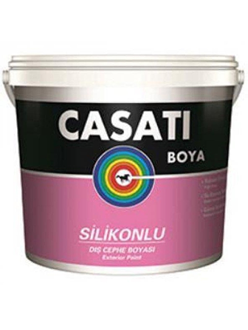 Casati Silikonlu Dış Cephe Boyası 7.5 lt  C670 Uludağ Çamı