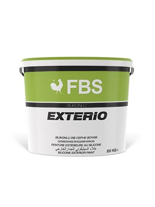 Fbs Exterio Silikonlu Dış Cephe Boyası 20 kg Akasya