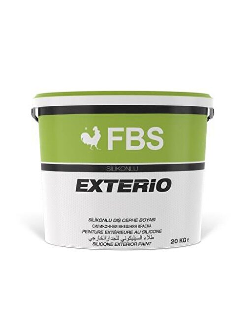 Fbs Exterio Silikonlu Dış Cephe Boyası 20 kg Kaçkar