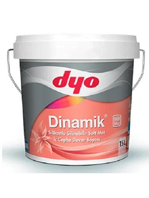 Dyo Dinamik Silikonlu Soft Mat İç Cephe Boyası 7.5 lt Fıstık