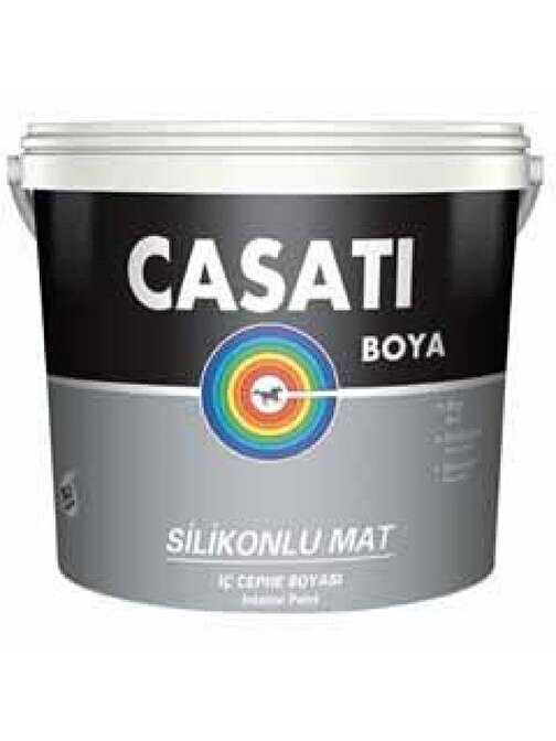 Casati Silikonlu Mat İç Cephe Boyası 15 lt Buz Beyazı