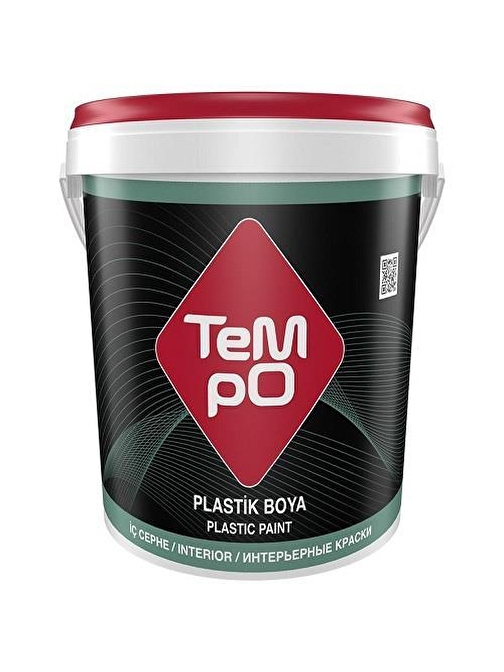 Tempo Plastik İç Cephe Boyası 20 kg Kırık Beyaz