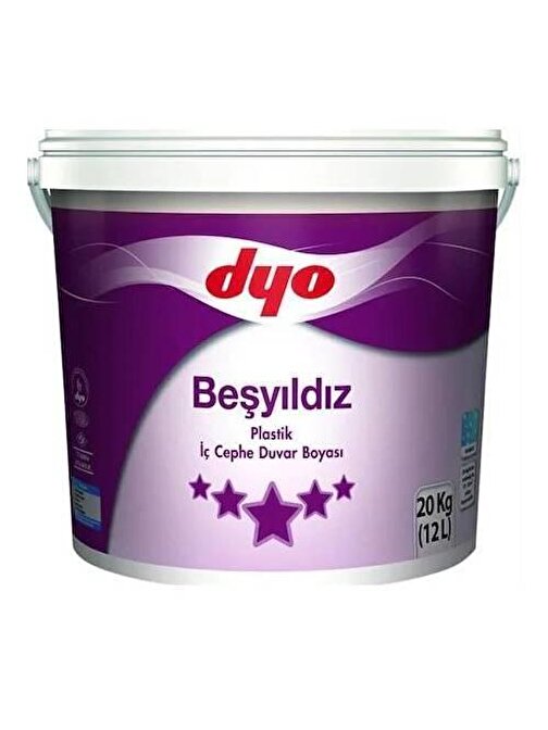 Dyo Beşyıldız Plastik İç Cephe Boyası 20 kg Romantik