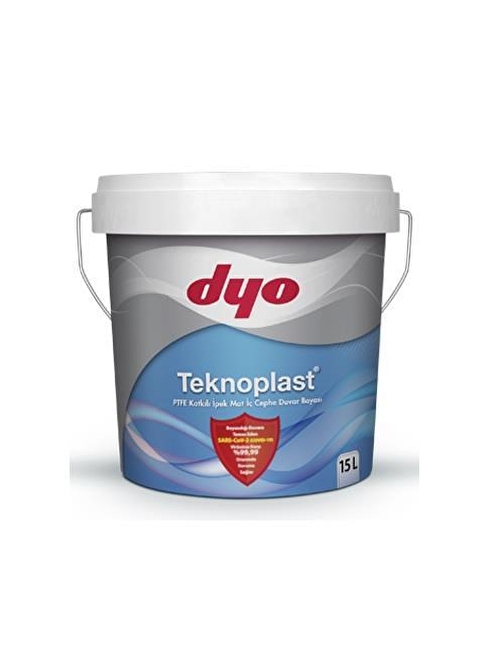 Dyo Teknoplast Sars-Cov2 İpek Mat İç Cephe Boyası 15 lt Beyaz