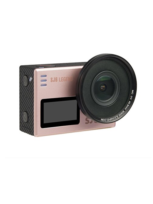 Sjcam Sj6 Koruma Kapaklı Çizilmez MC UV Aksiyon Kamera Lensi 40.5 mm
