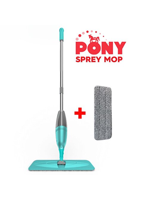 Pony Sprey Mop + Yedek Mop Set