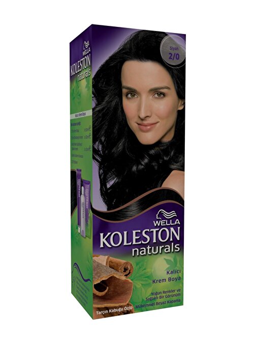 Koleston Naturals  2/0 Siyah Kalıcı Krem Boya