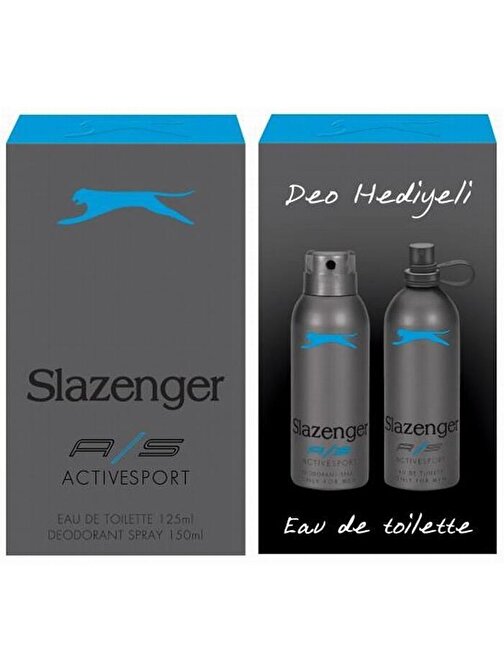 Slazenger Active Sport Mavi Edt 125Ml+ Deo 150Ml Erkek Parfüm Set