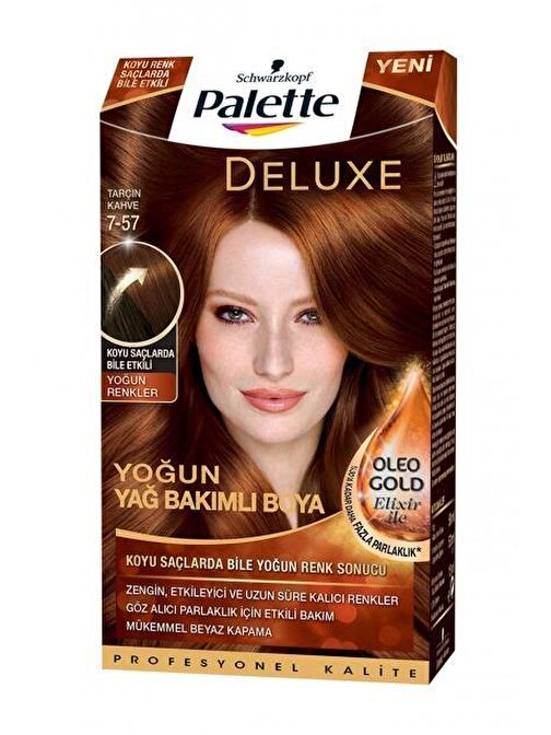 Zdelist Palette Deluxe Kit Saç Boyası 7-57 Tarçın Kahve