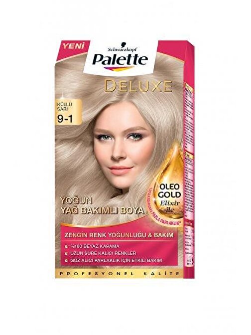 Palette Deluxe 9-1 Kullu Sarı