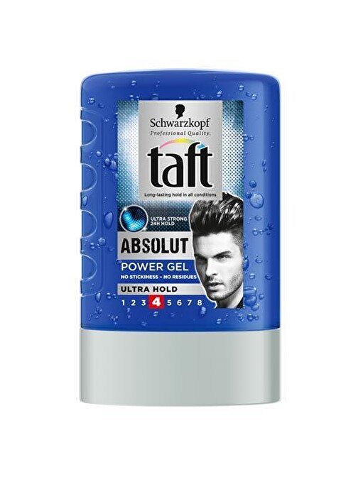 Taft Tüp Jöle Absolut Power Gel Islak ve Sert No:4 300 ml