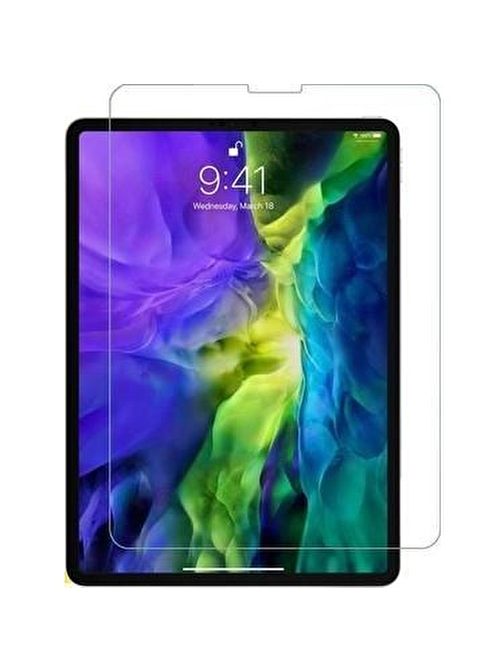 Ecr Mobile iPad Pro 2022 4. Nesil M2 Çipli Uyumlu 11 inç Kırılmaz Nano Cam Ekran Koruyucu