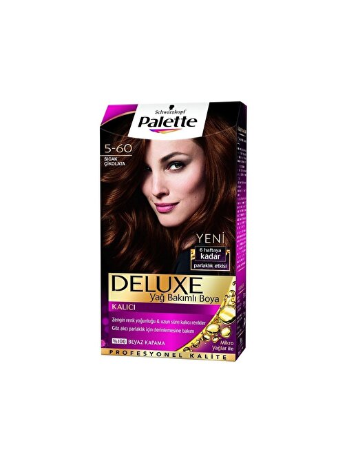 Palette Deluxe Kit Saç Boyası 5.60 Sıcak Çikolata