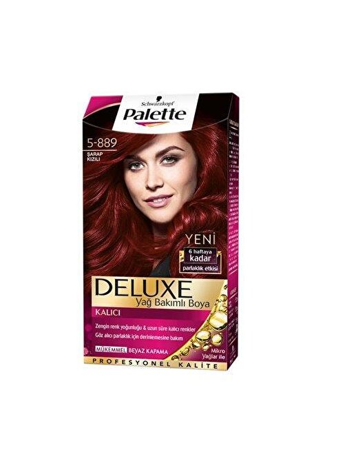 Zdelist Palette Deluxe Kit Saç Boyası 5-889 Şarap Kızılı
