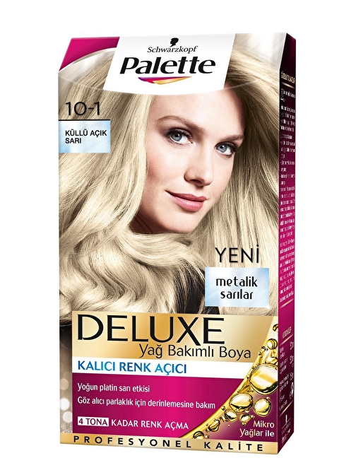 Palette Deluxe Saç Boyası 10.1 Kullu Acık Sarı