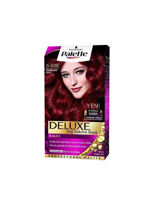 Zdelist Palette Deluxe Kit Saç Boyası 6-888 Sonbahar Kızılı
