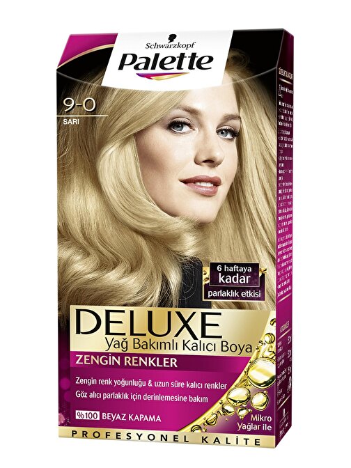 Zdelist Palette Deluxe Kit Saç Boyası 9-0 Sarı