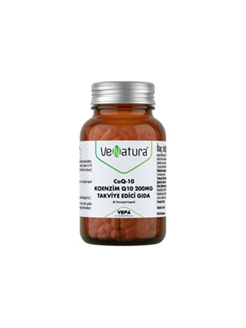 VeNatura Coq-10 Koenzim Q10 200 Mg Takviye Edici Gıda 30 Kapsül