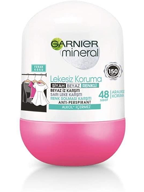 Garnier Mineral Deo Roll-On 50ml Lekesiz Koruma Çiçeksi Koku