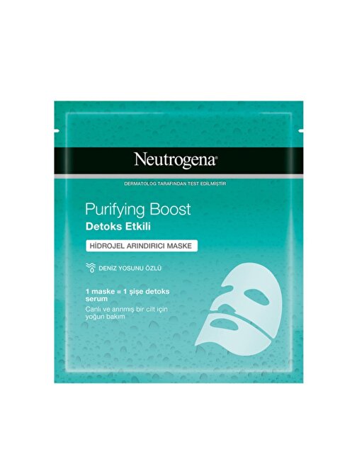 Neutrogena Hidrojel Arındırıcı Purifying Boost Detoks Etkili Maske 30 ml
