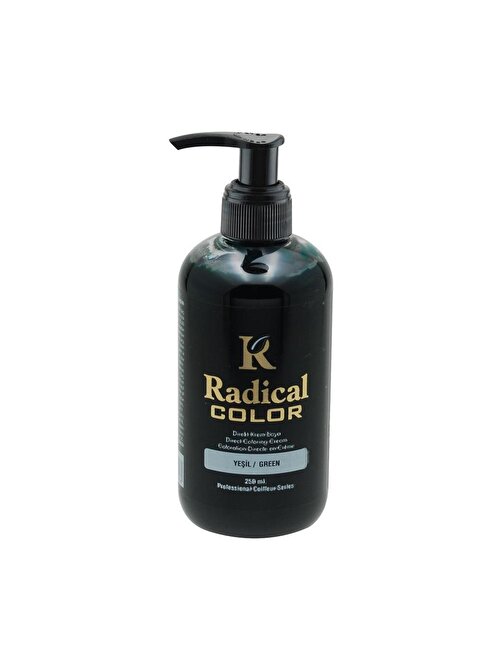 Radical Color Su Bazlı Saç Boyası 250 ml Yeşil