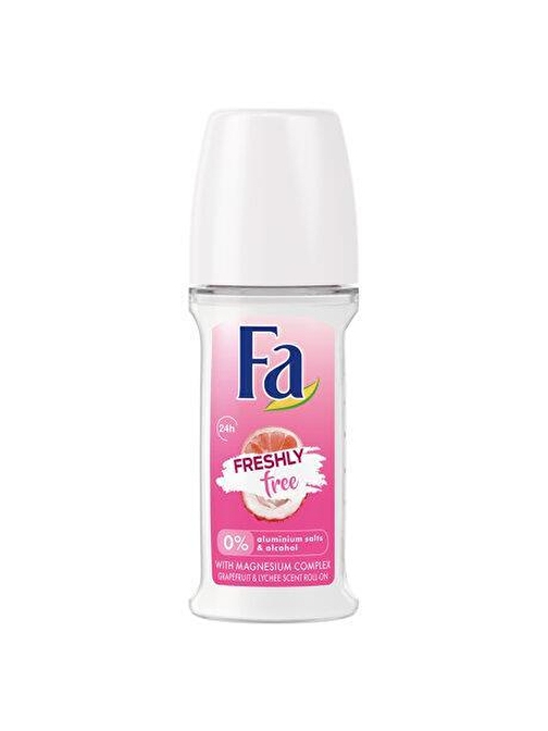 Fa Roll-On 50ml Freshly Free Grapefruıt & Lychee