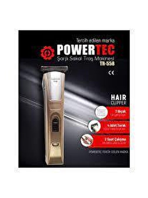 Powertec Tr- 558 Sarjlı Sakal Tıraş Makinesi