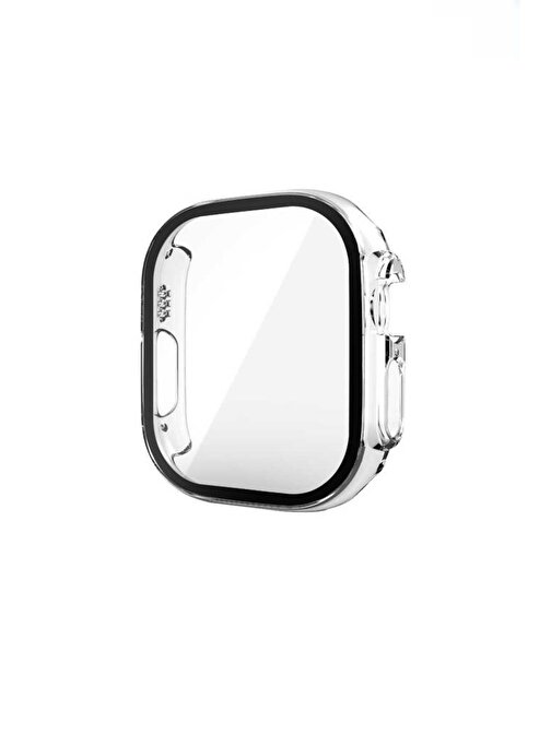 Ceponya Apple Watch Ultra 49 mm Gard 20 Kasa Ve Ekran Koruyucu Gri