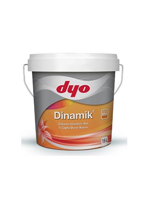 Dyo Dinamik Silikonlu Mat İç Cephe Boyası 15 lt Buz Gümüşü