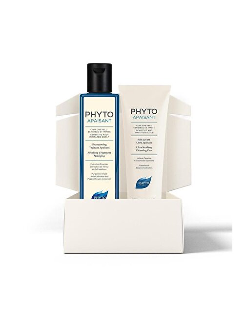 Phyto Apaisant Şampuan Yıpranmış Saç Derisini Rahatlatmaya Yardımcı Şampuan Care Creamikili Set