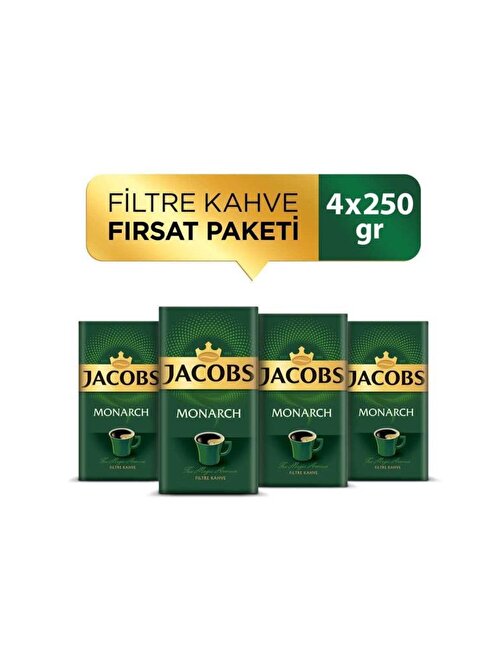 Jacobs Monarch Filtre Kahve 250 gr x 4 Adet