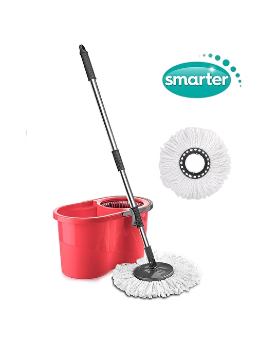 Smarter Otomatik Temizlik Seti ve Mikrofiber Yedek Mop Paspas