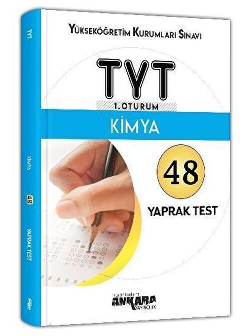 Ankara Yayıncılık TYT Kimya 48 Yaprak Test Ankara Yayıncılık