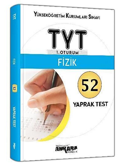 Ankara Yayıncılık TYT Fizik 52 Yaprak Test Ankara Yayıncılık