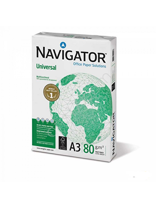 Navigator A3 Fotokopi Kağıdı Beyaz 500'lü 80  gr