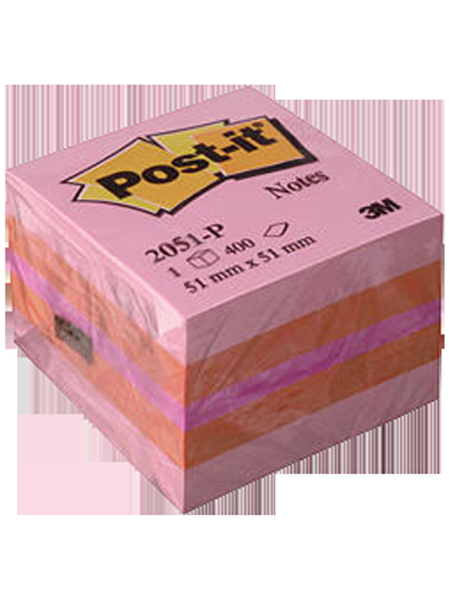 Post-it 2051P Kare Not Kağıdı  Pembe 52x52