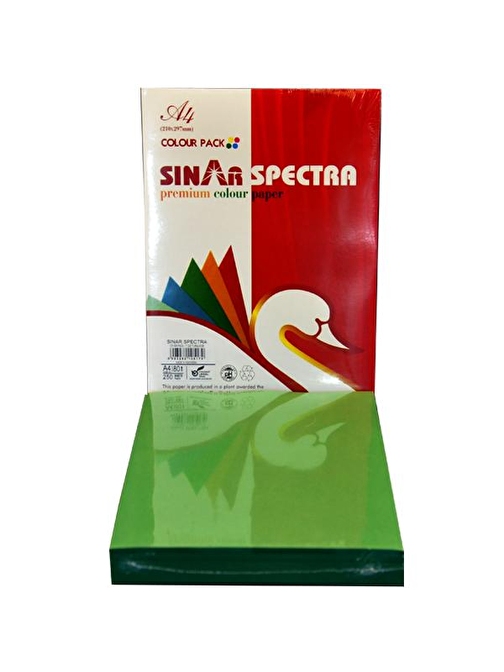 Sınar 41A A4 Fotokopi Kağıdı Pastel Yeşil 250'li 80  gr